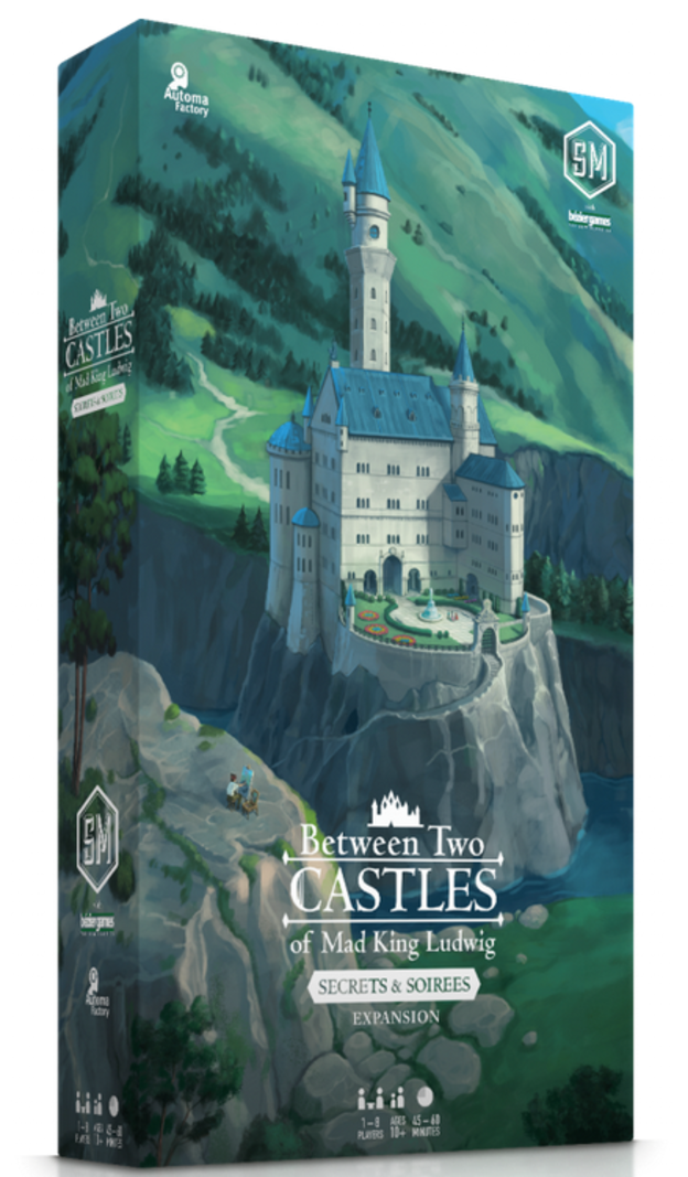 Stonemaier Games Between Two Castles  of Mad King Ludwig Expansion Secrets & Soirees(English)