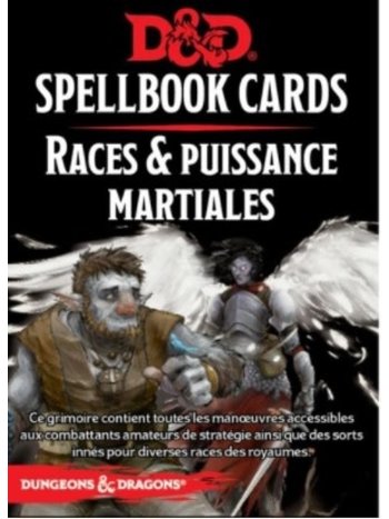 Wizard Of The Coast D&D Spellbook Cards Martial (Français)