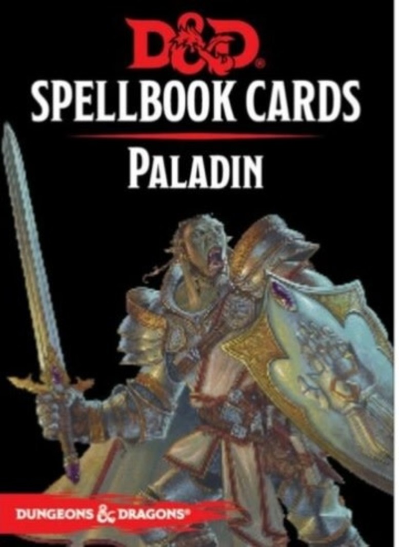 Wizard Of The Coast D&D Spellbook Cards Paladin (French)