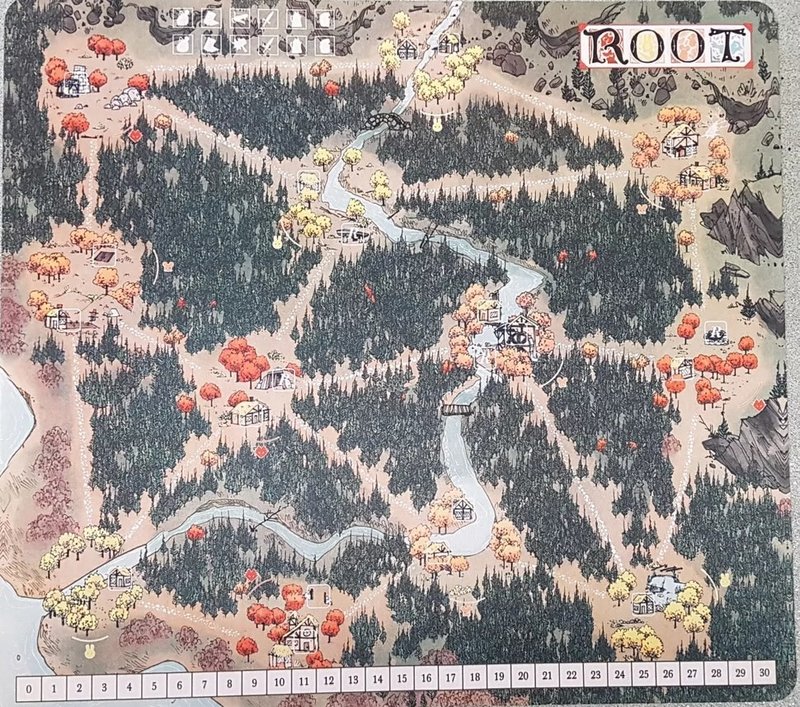 Leder Games Root : Playmat Fall/Winter