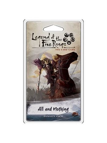 Fantasy Flight Games Legend of the five Rings All and nothing (ENG)