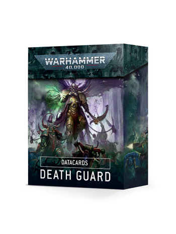 Warhammer 40K Death Guard Datacards (Anglais)