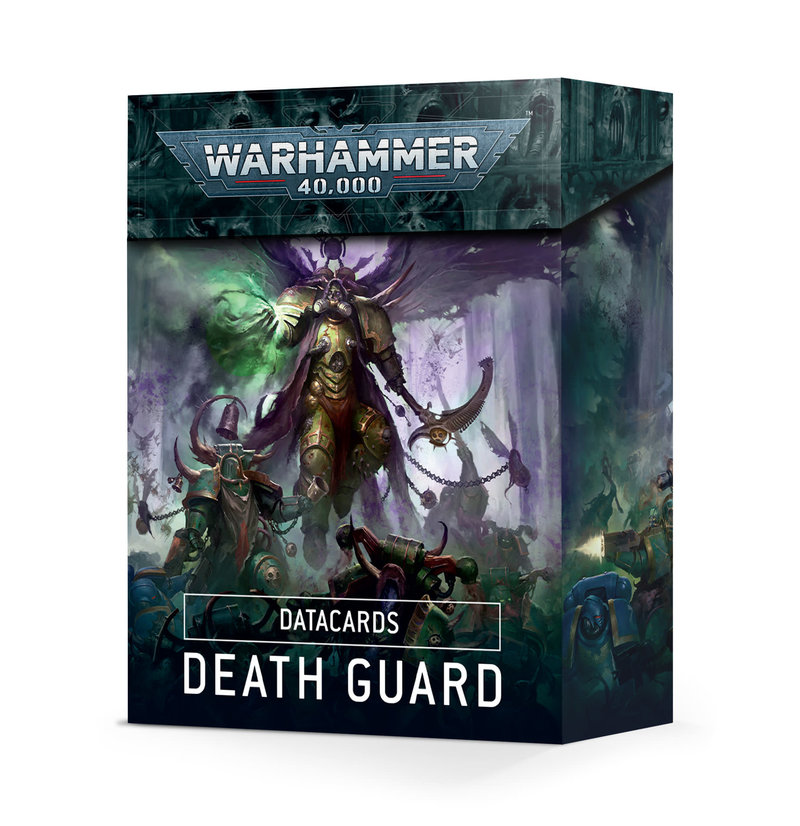 Warhammer 40K Death Guard Datacards (Anglais)