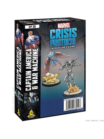 Atomic Mass Game Marvel Crisis Protocol - Captain America and War Machine Character Pack (Eng)