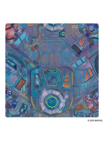 Atomic Mass Game Marvel Crisis Protocol - Playmat Spaceport Showdown