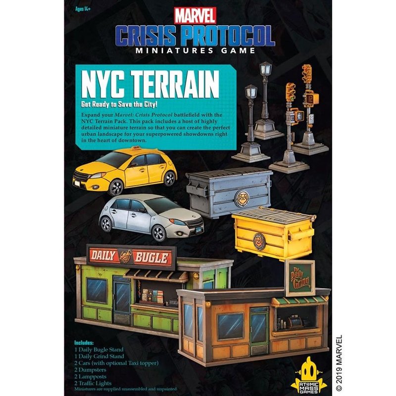 Atomic Mass Game Marvel Crisis Protocol - Nyc Terrain Pack