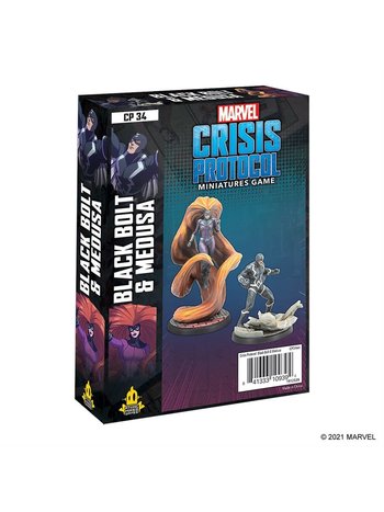 Atomic Mass Game Marvel Crisis Protocol - Black Bolt and Medusa Character Pack (Eng)