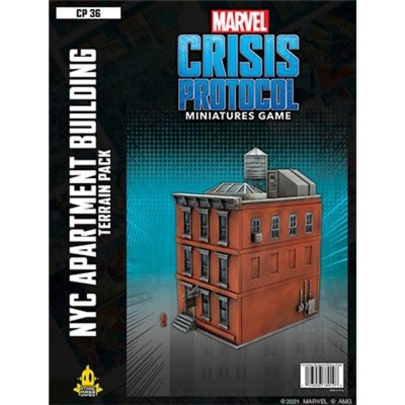 Atomic Mass Game Marvel Crisis Protocol - NYC Apartment Building Terrain Expansion