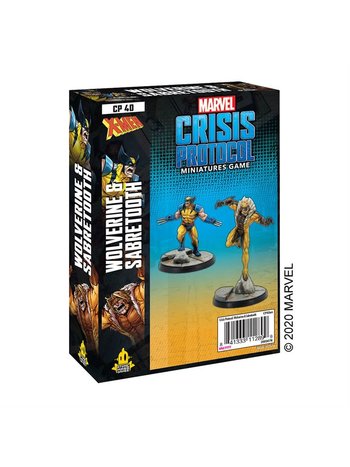 Atomic Mass Game Marvel Crisis Protocol - Wolverine and Sabretooth Character Pack (Eng)