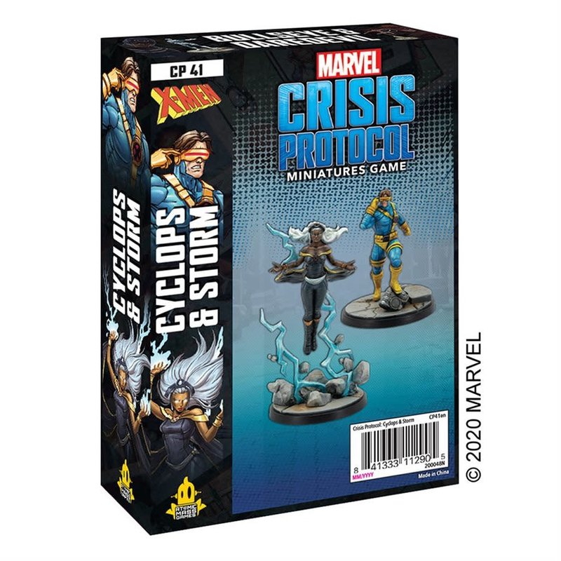 Atomic Mass Game Marvel Crisis Protocol - Storm and Cyclops Character Pack (Eng)