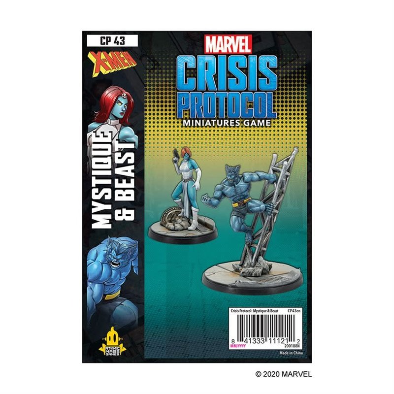 Atomic Mass Game Marvel Crisis Protocol - Beast and Mystique Character Pack (Eng)