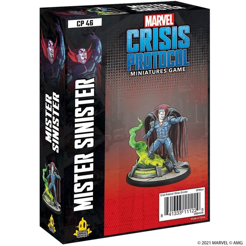 Atomic Mass Game Marvel Crisis Protocol - Mr. Sinister Character Pack (Eng)
