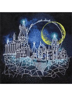 Diamond Dotz La Lune Au Dessus de Poudlard