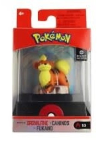 Pokemon Pokémon Select Collection 2" Figure with Case Growlithe