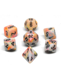 Chessex Set 7D Poly Festive Circus/Noir