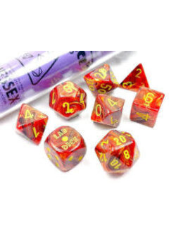 Chessex Set 7D Poly Vortex Underworld/Yellow