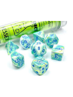 Chessex Set 7D Poly Festive Garden/Blue