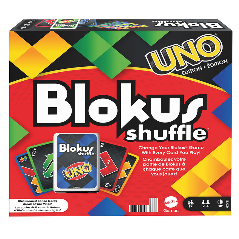 Mattel Uno Blokus Shuffle (ML)