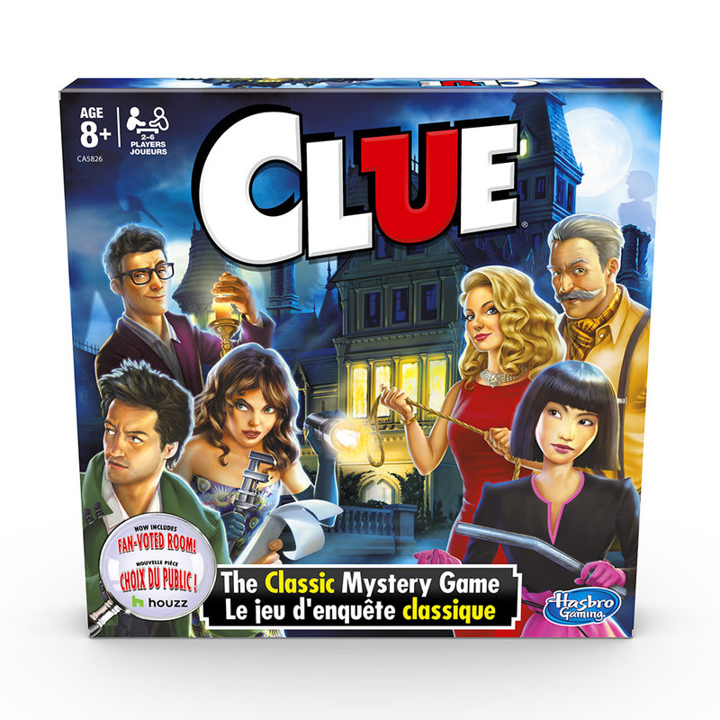 Hasbro Clue le jeu d'enquête nouvelle version (ML)