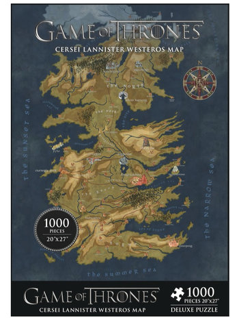 Dark Horse Deluxe Game of Thrones - Cersei Lannister Westeros Map