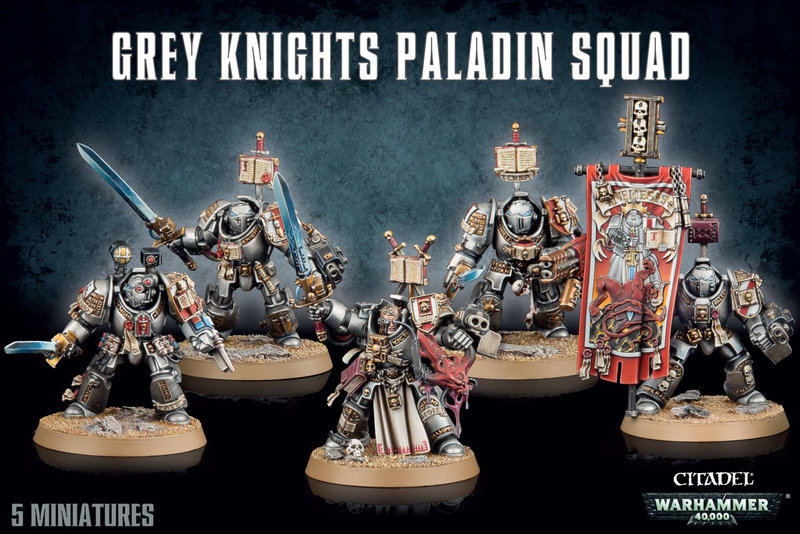 Warhammer 40K Grey Knights - Paladins Squad