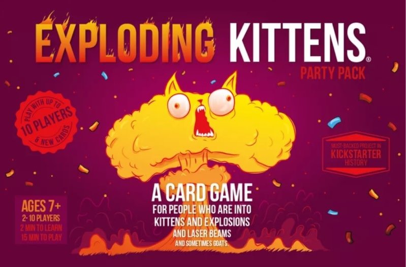 Asmodée Exploding Kittens : Party Pack (ENG)
