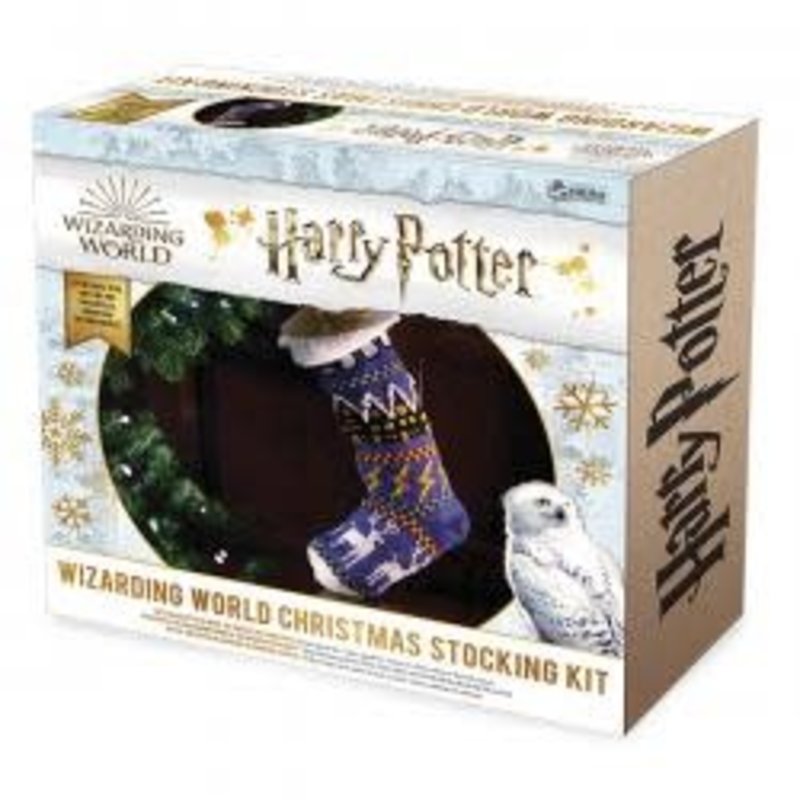 Eaglemoss Harry Potter Knitting Kit - Hogwarts Xmas Stocking