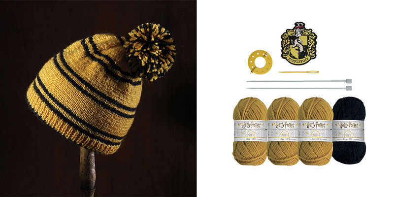 Eaglemoss Harry Potter Knitting kit - Beanie Hufflepuff