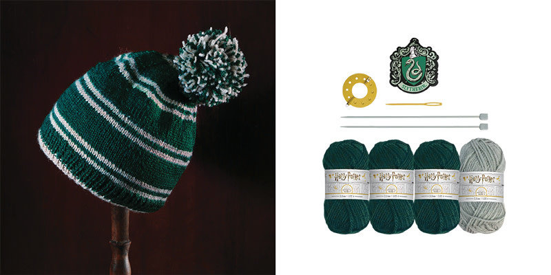 Eaglemoss Harry Potter Knitting Kit - Beanie Slytherin