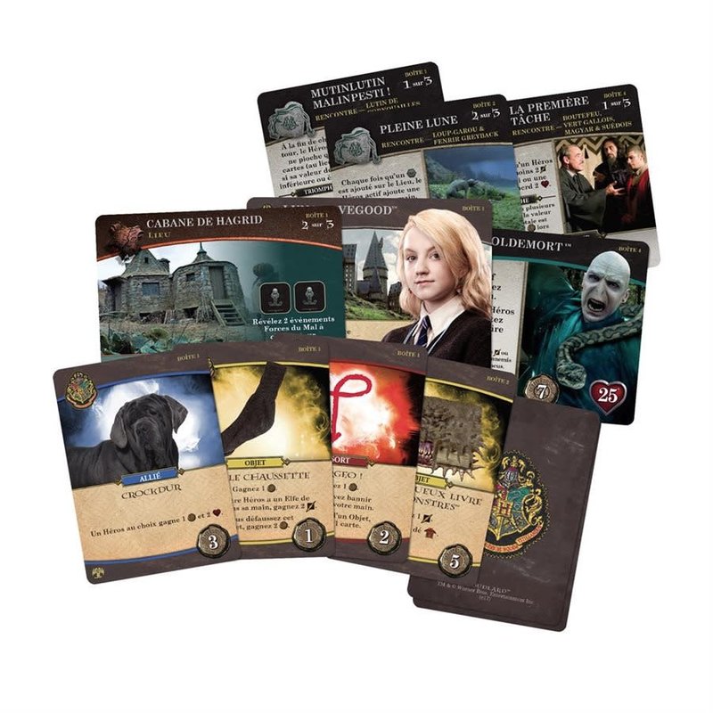 USAopoly Harry Potter Bataille à Poudlard - La Monstrueuse boîte des Monstres (FR)