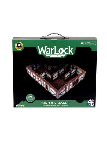 Wizkids Warlock Town and Village Tiles II - Full Height Plaster Walls Expansion