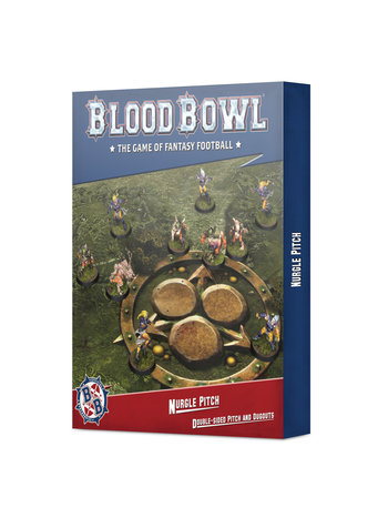 Blood Bowl Bloodbowl - Nurgle Team Pitch & Dugouts