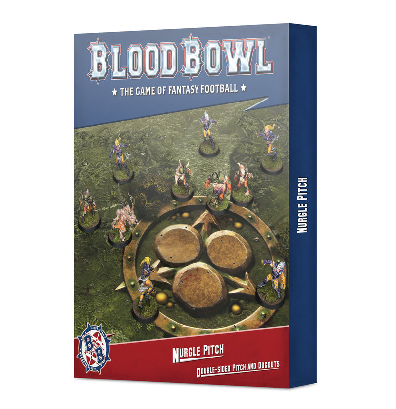 Blood Bowl Bloodbowl - Nurgle Team Pitch & Dugouts