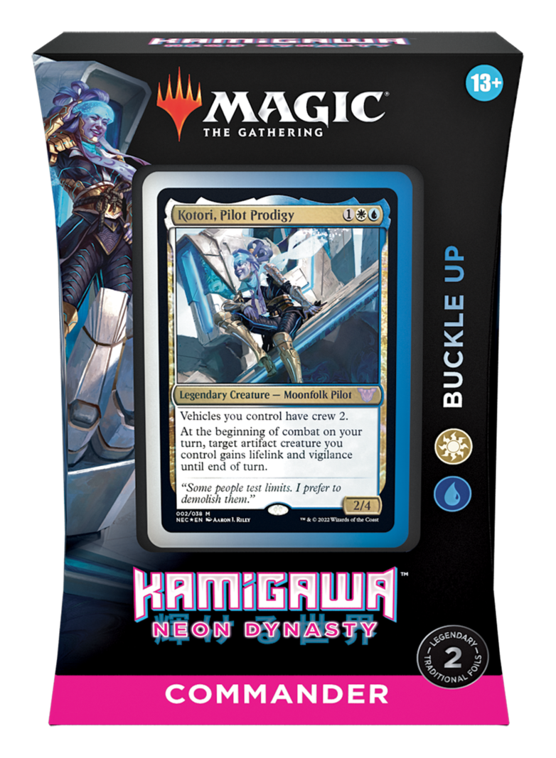 Magic The Gathering Magic the Gathering Kamigawa Neon Dynasty Deck Commander Buckle Up