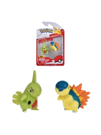 Pokemon Battle Figure Packs - Larvitar + Cyndaquil