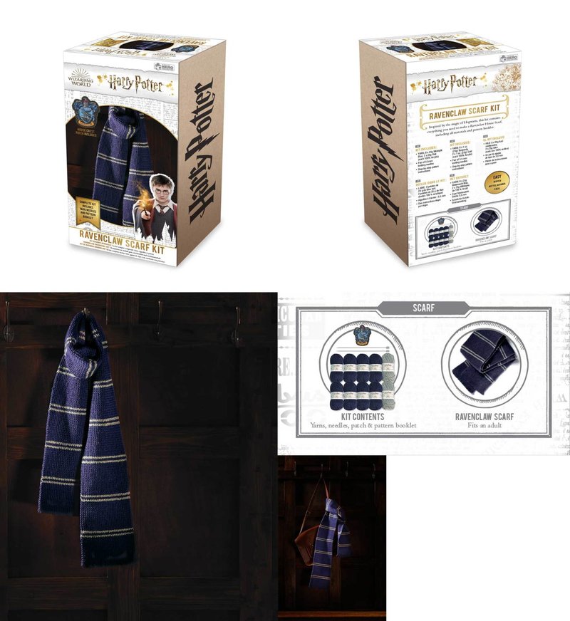 Eaglemoss Harry Potter - Knitting Kit Infinity Scarf Ravenclaw