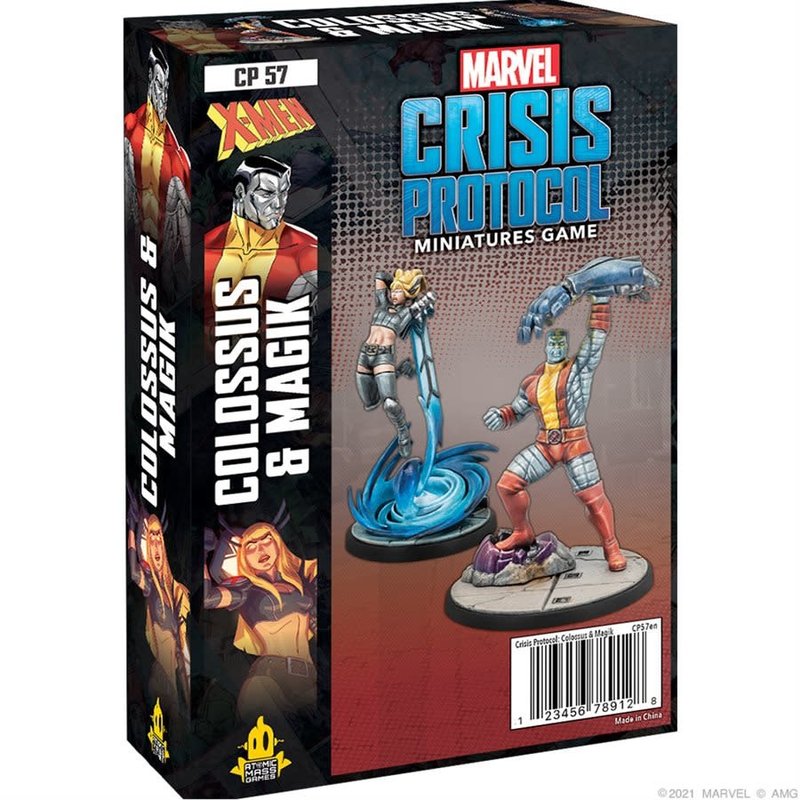 Atomic Mass Game Marvel Crisis Protocol - Colossus and Magik
