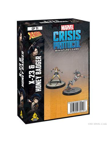 Atomic Mass Game Marvel Crisis Protocol - X-23 and Honey Badger