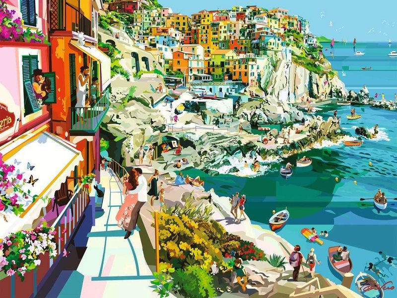 Ravensburger Romance dans les Cinque Terre