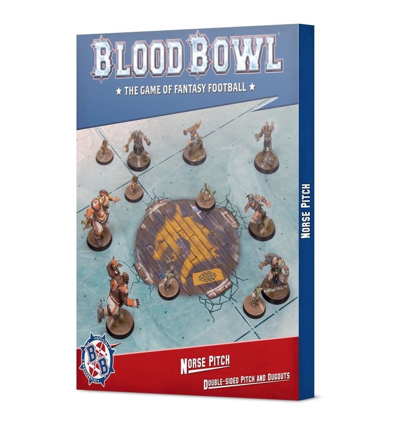 Blood Bowl Bloodbowl - Norse Pitch & Dugout