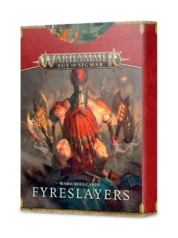 Age of Sigmar Warscroll Cards - Fyreslayers (ENG)