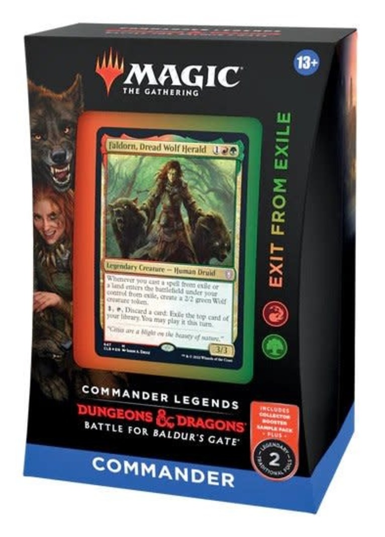 Magic The Gathering Deck Commander - Commander Legends - Battle for Baldur's Gate - Exit From Exile