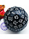 100 Sided Dice - Opaque Black