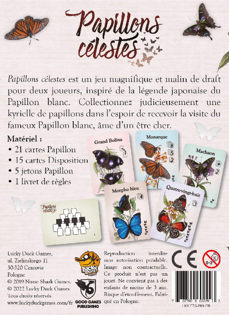 Lucky Duck  Games Papillons Célestes