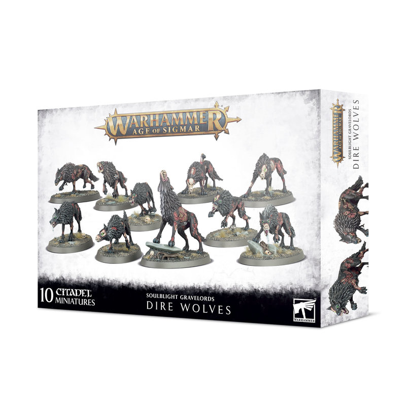 Age of Sigmar Soulblight Gravelords - Dire Wolves
