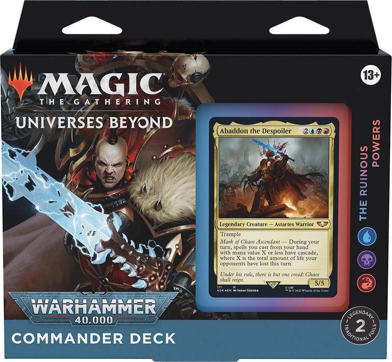Magic The Gathering Warhammer Deck Commander - The Ruinous Powers