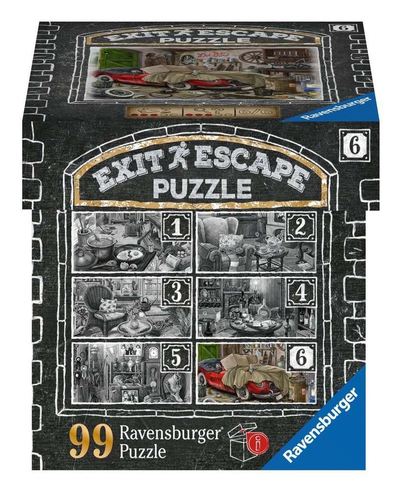 Ravensburger Exit/Escape Puzzle Boite #6 - Le Garage