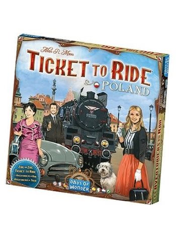 Days Of Wonder Aventuriers du Rail Map 6.5 Pologne (ML)