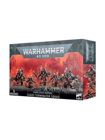 Warhammer 40K Chaos Space Marines - Chaos Terminator Squad