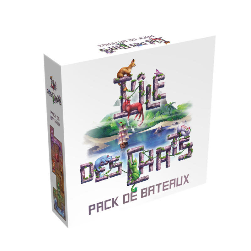 Lucky Duck  Games L'Île des chats - Pack de Bateaux (FR)